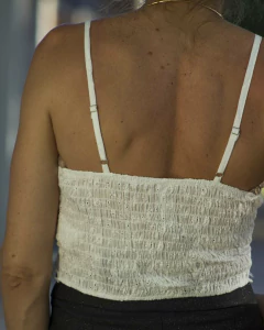 Top Corset LUDELL Blanco en internet