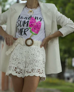 Blazer RICHIE Blanco - comprar online