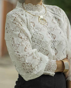 Blusa BELINE Blanca - tienda online