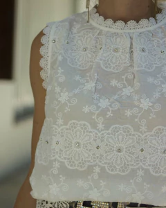 Blusa ZAMA Blanca en internet