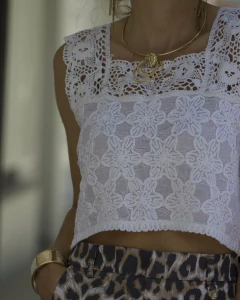 Blusa Top TIMBU Blanca