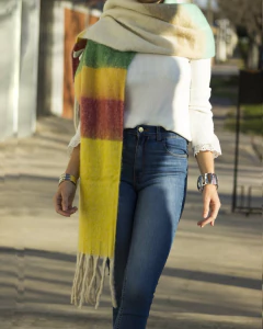 Bufanda JULIET Amarilla & Roja - tienda online