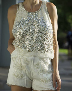 Blusa Musculosa RIHANNA Blanca - tienda online