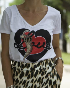 Remera CORONA Blanca - tienda online