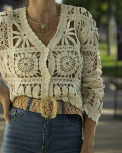 Saco TRINI Off White - Yo Kiero