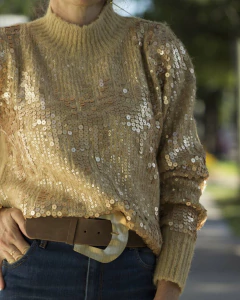 Sweater PAMELA Beige - comprar online