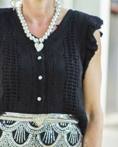 Camisa Tejida OFELIA Negra