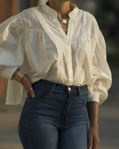 Camisa FRANCIA Blanca - Yo Kiero