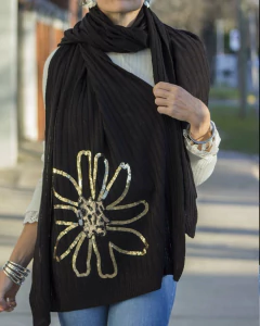 Ruana JOY Negra - comprar online