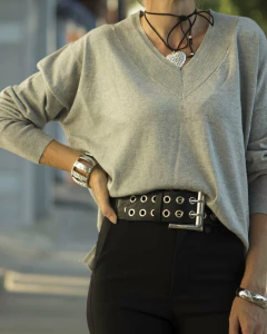 Sweater DUMAS Gris - comprar online