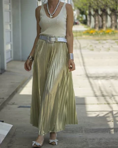 Top Musculosa MADISON Beige - tienda online