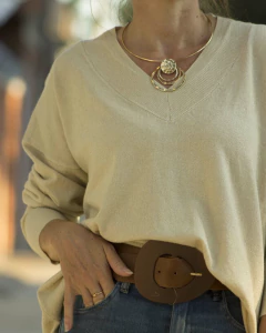 Sweater DUMAS Beige - comprar online