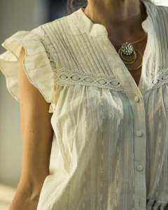 Camisa FLORIDA Beige Claro - tienda online