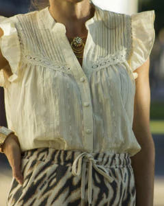 Camisa FLORIDA Beige Claro en internet