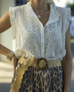 Camisa MALVINA Blanca - tienda online