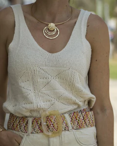 Blusa Musculosa CHERRY Crudo - tienda online