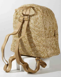 Mochila de Rafia MERY Beige - Yo Kiero