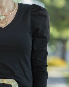 Remera Básica EVA Negra - tienda online