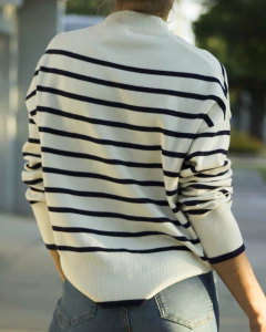 Sweater RICHIER Rayas Azules - tienda online