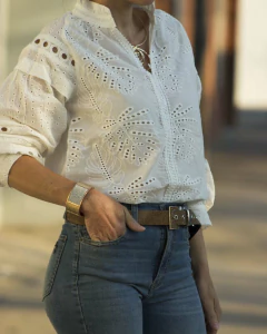Blusa GALOP Blanca - comprar online