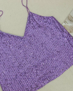 Blusa Musculosa JOSEFINA Lila - Yo Kiero