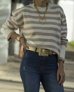 Sweater KATARA Beige - comprar online