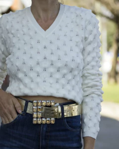 Sweater MALTA Blanco - Yo Kiero