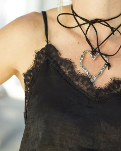 Chocker CODIGO 311 Negro con Plateado - comprar online