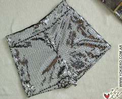 Imagen de Shorts LIPSO Plateado