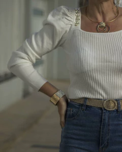 Sweater URIAH Blanco - Yo Kiero