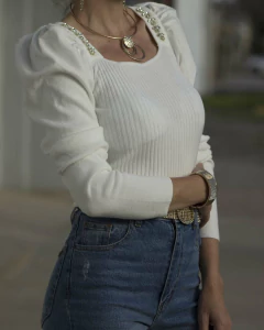 Sweater URIAH Blanco