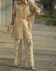 Camisa EDINA Beige - Yo Kiero