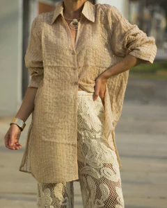Camisa EDINA Beige