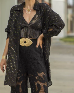 Camisa EDINA Negra - tienda online