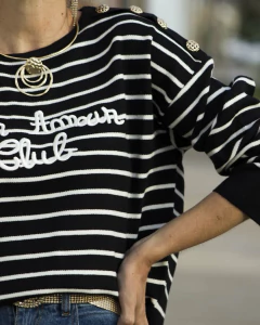 Sweater MON AMOUR Negro - tienda online