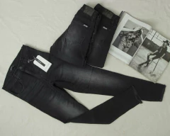 Imagen de Jeans Riffle Chupin Negro REM145