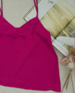 Blusa Musculosa JAZMIN Fucsia - Yo Kiero