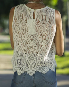 Blusa AMELIA Blanca en internet