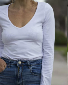 Remera Básica SLACK Blanca [XL=4]