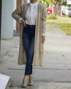Imagen de Saco Largo TEXAS Beige