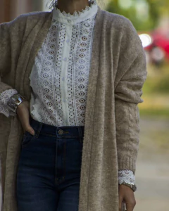 Saco Largo TEXAS Beige en internet