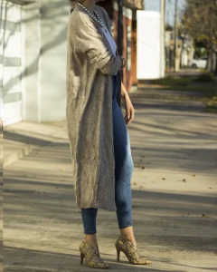 Saco Largo TEXAS Vison - tienda online