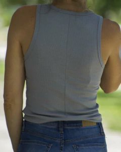 Remera Musculosa LUGANO Gris - tienda online