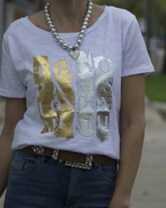Imagen de Remera CITIES FOIL Blanca