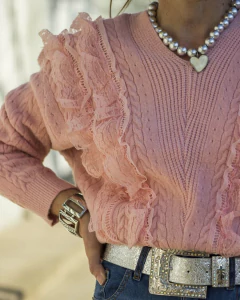 Sweater ARCY Rosa - tienda online