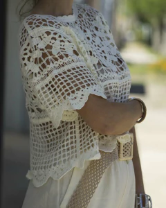 Blusa Tejida IBBIE Natural - Yo Kiero