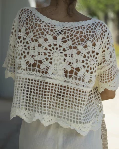 Blusa Tejida IBBIE Natural en internet