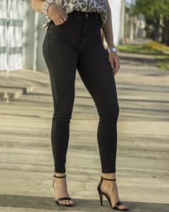 Jeans Riffle Chupin Negro R5163 en internet