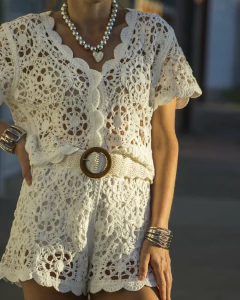 Imagen de Camisa Tejida SERIF Blanco