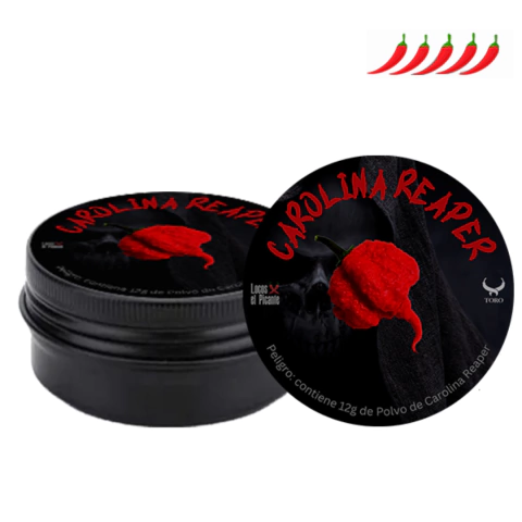 35 Carolina Reapers en Polvo